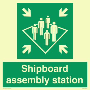 Shipboard assembly station